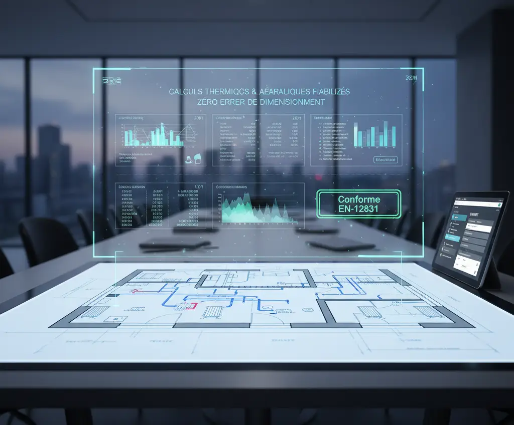Fiabiliser les calculs thermiques et aérauliques