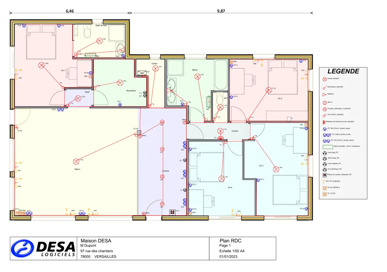 Implantation Maison 2